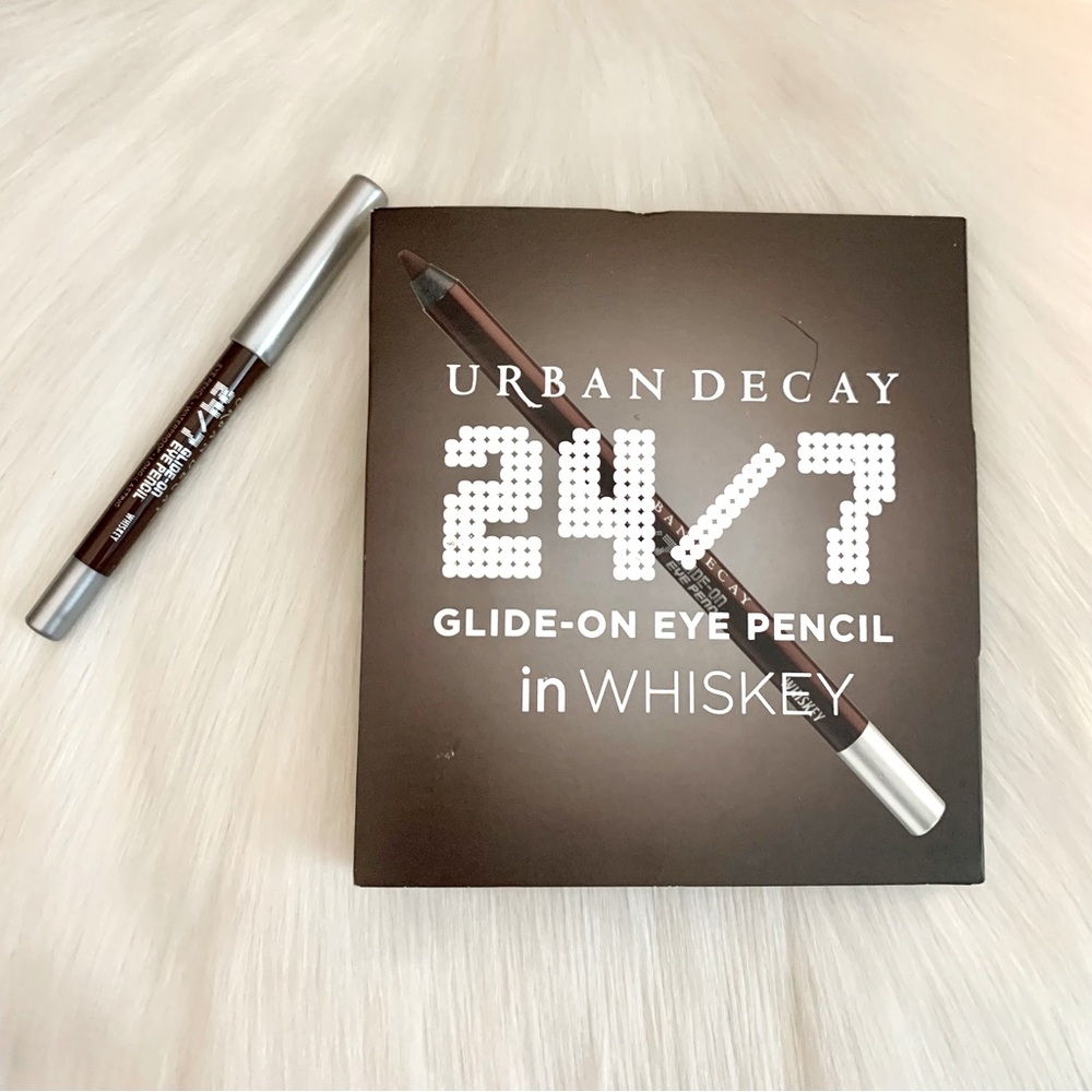 4/$30 Sale💫Urban Decay 24/7 Glide On Eyeliner Pencil Whiskey Brown Mini Size